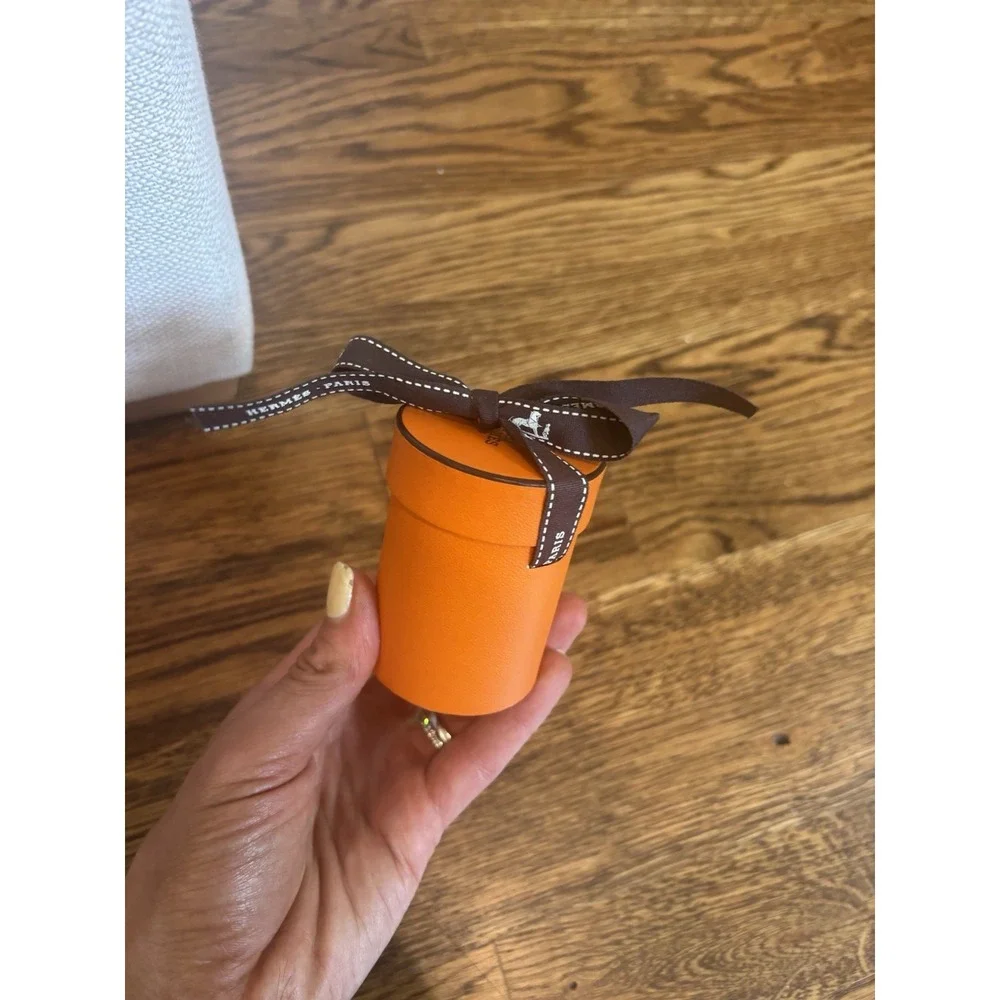 Hermes Authentic Empty Twilly Orange Box